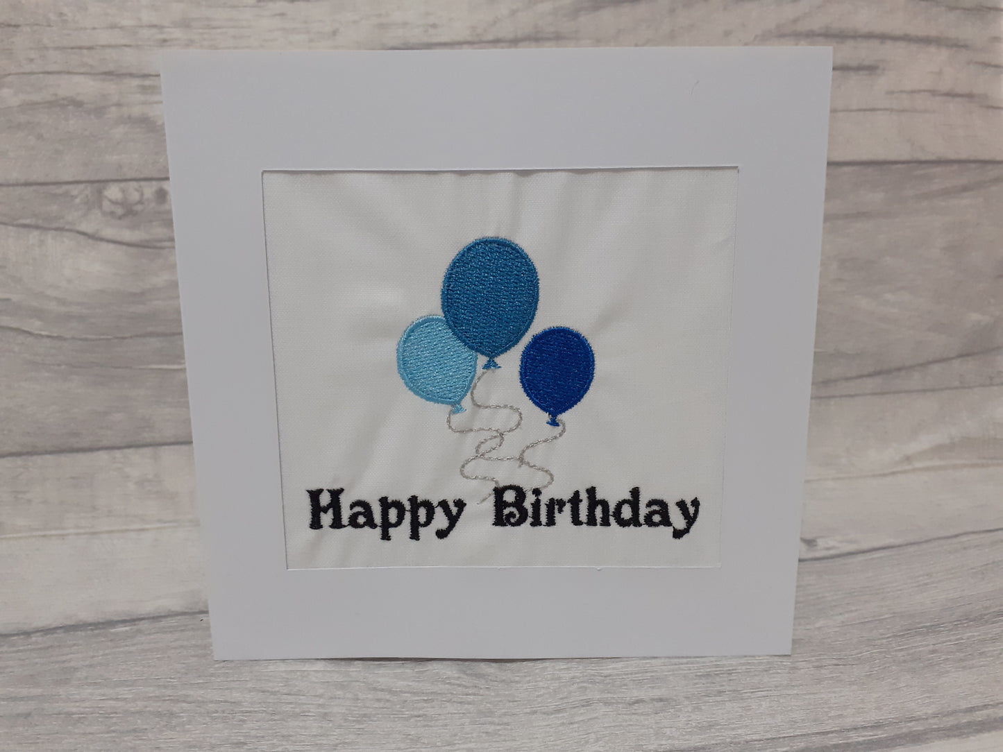 Happy Birthday Balloons Card - 6 colours available