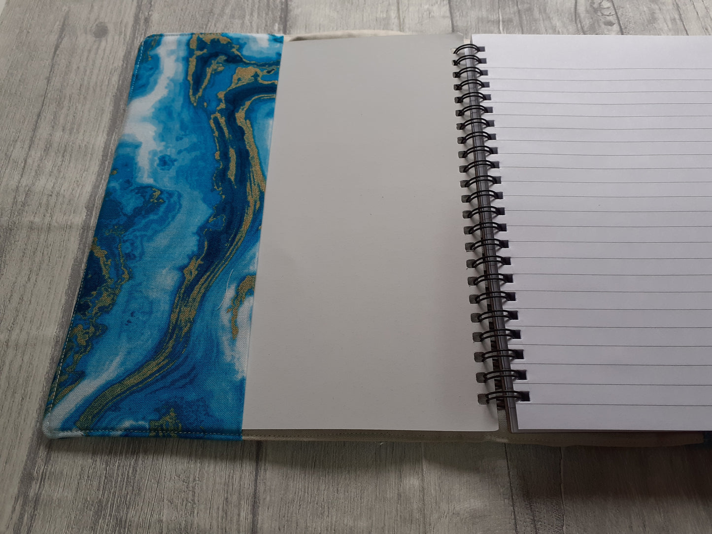 Blue marble A5 notebook cover