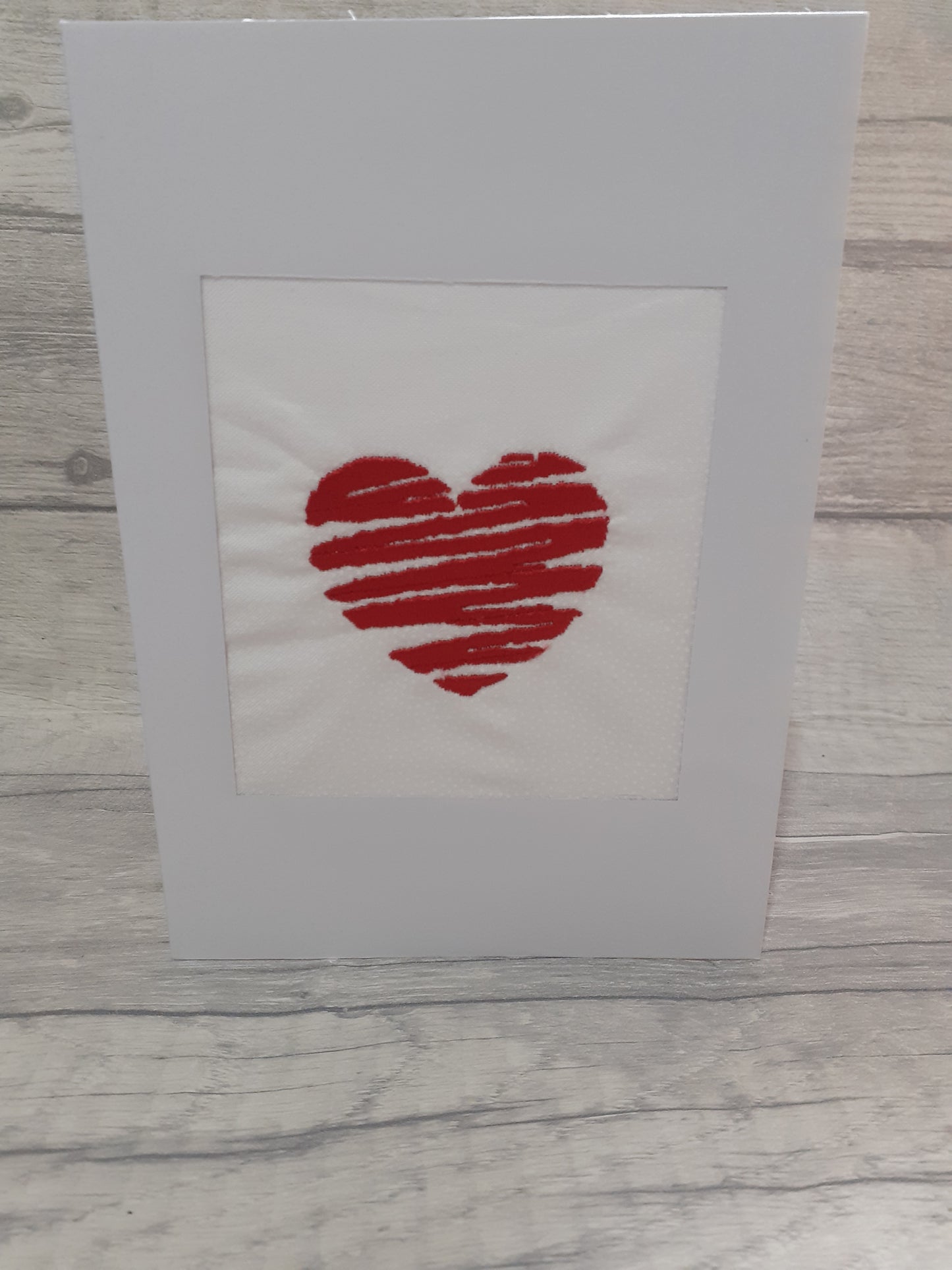 Scribble Heart Card - 3 colours available