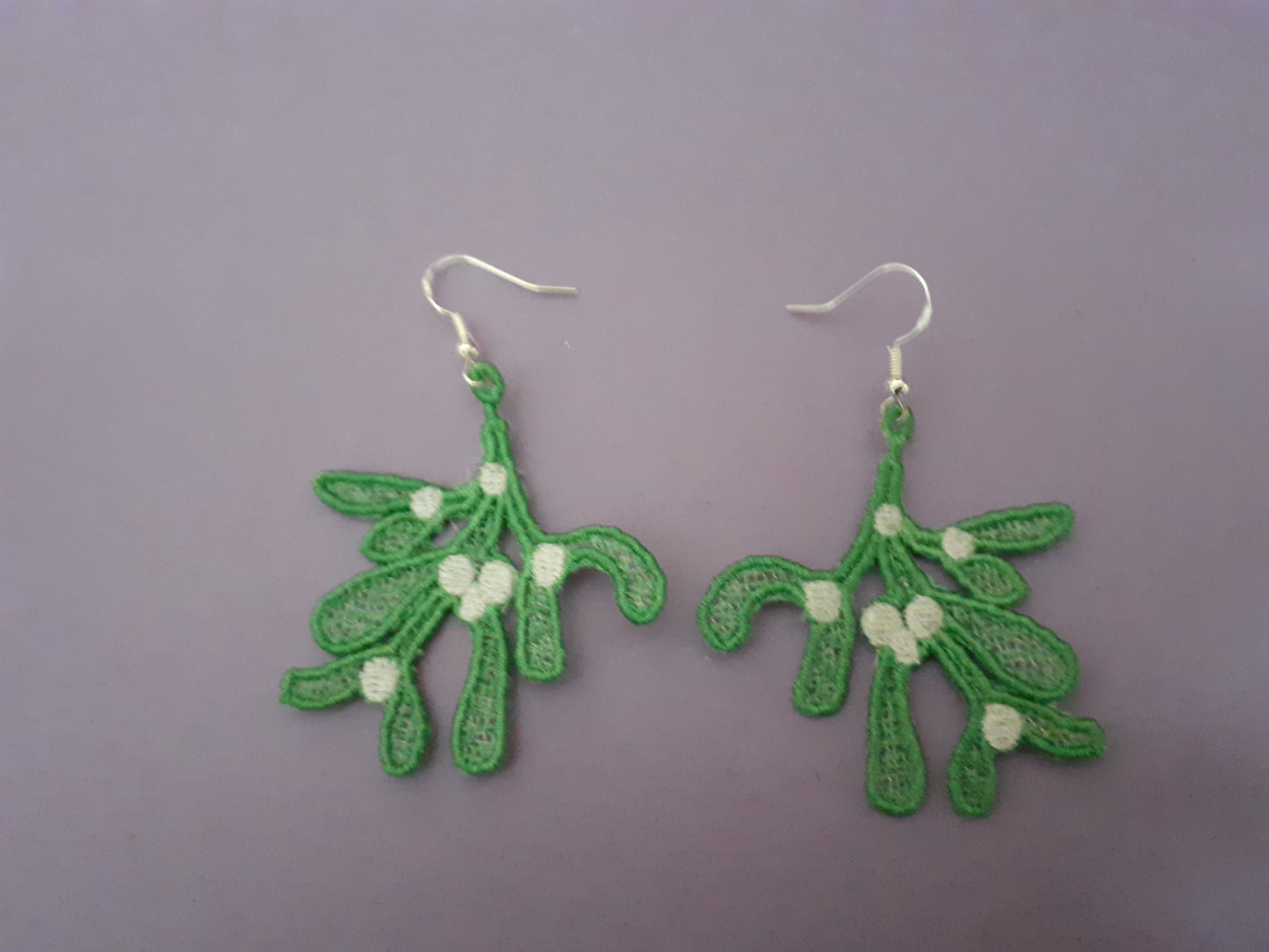 Mistletoe Earrings, 2 sizes