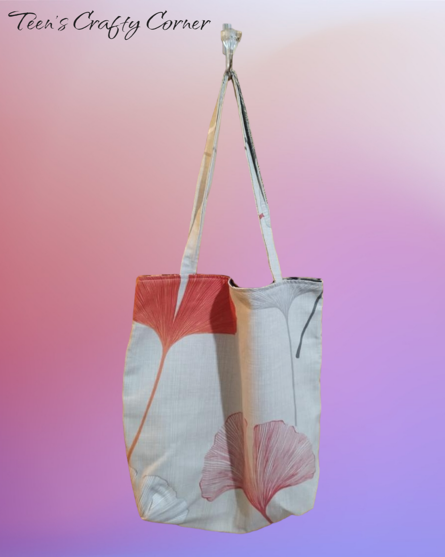 Reusable, Reversible Tote Bag - Medium