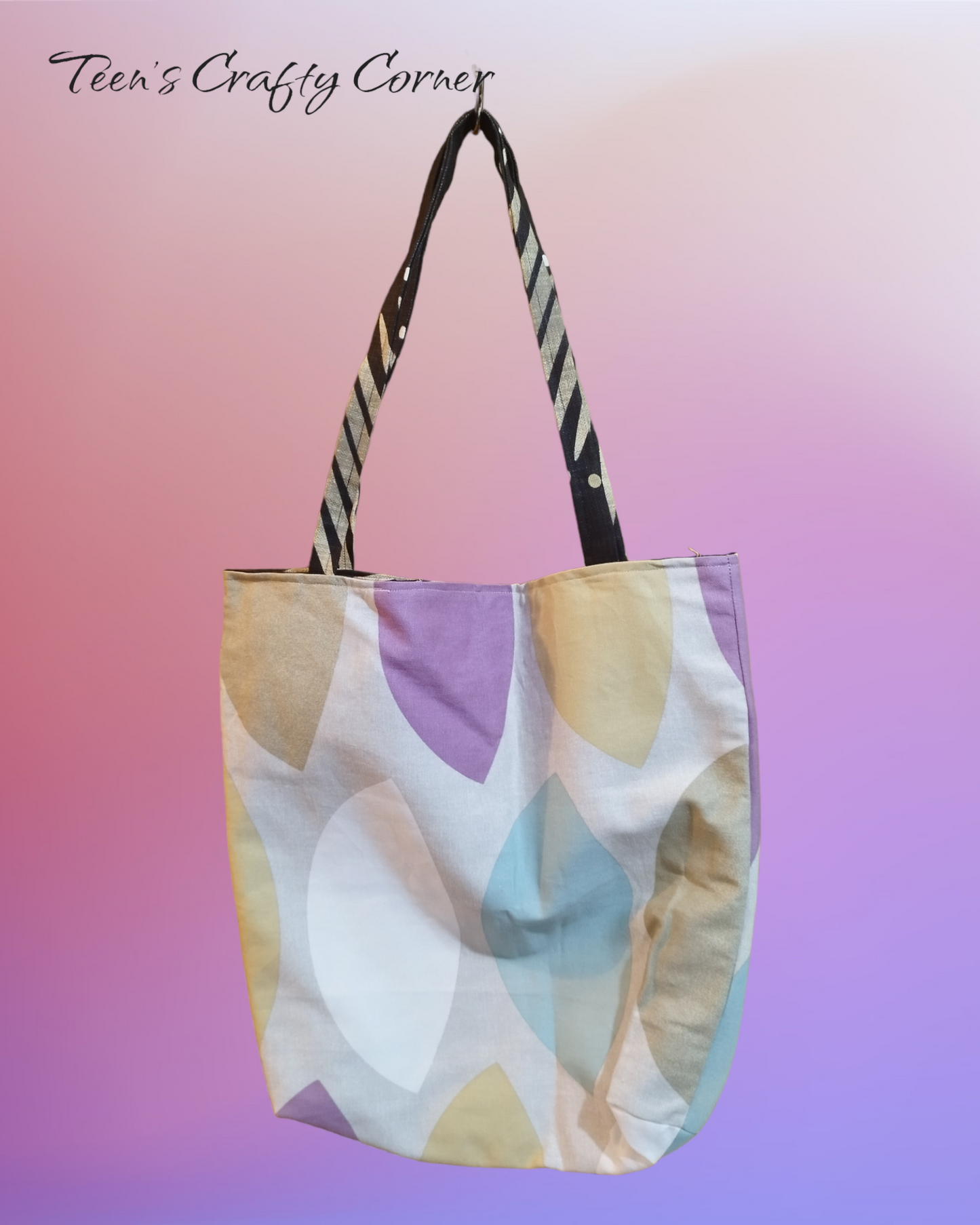 Reusable, Reversible Tote Bag - Medium